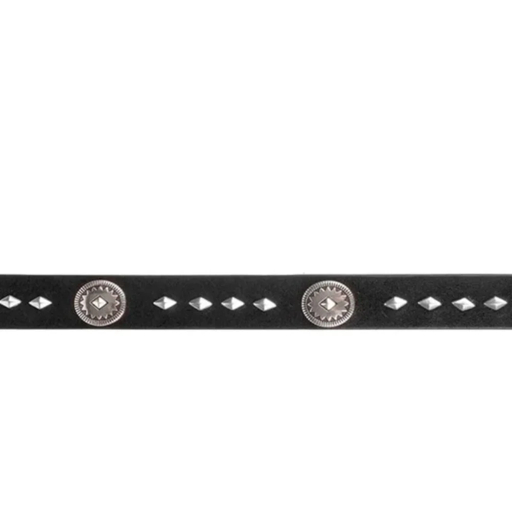 Wrangler Leather Concho Belt